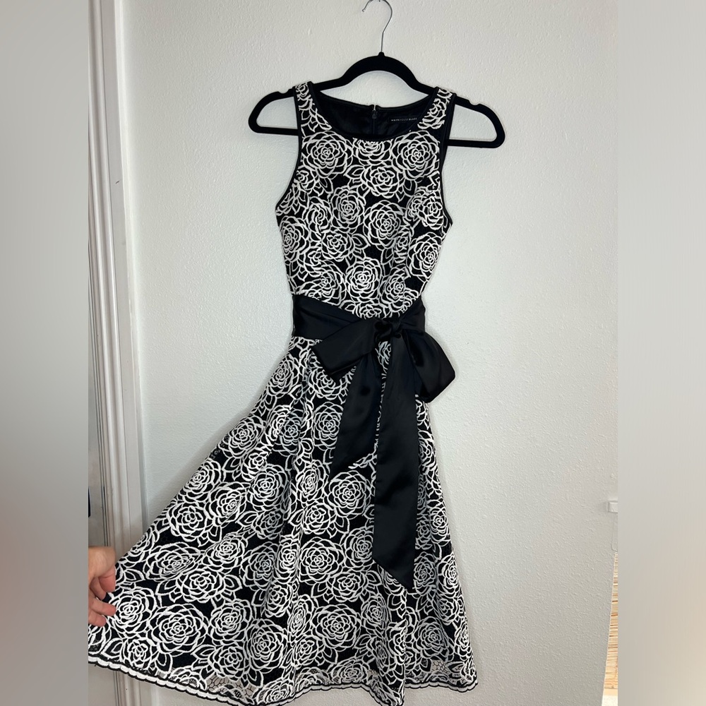 B&W Cocktail Dress